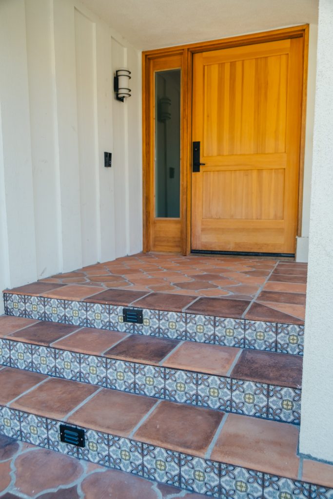 fire clay tile install by rosewood landscape inc 